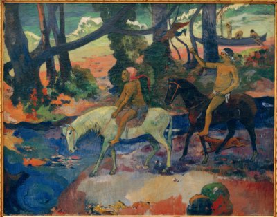 The Ford or the Flight by Paul Gauguin
